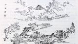 Szkic przedstawiający wszystkie cztery mosty pawilonowe Yangzhou