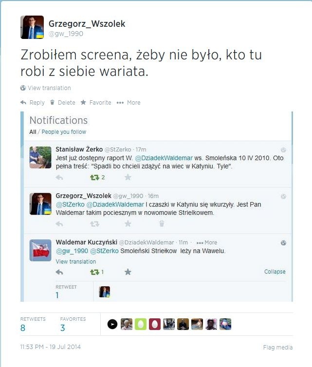 Waldemar Kuczyński: "Smoleński Striełkow leży na Wawelu"