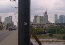 Panorama Warszawy z nad Wisły-Most Poniatowskiego