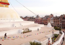 Wielka stupa w Katmandu. Zbz & Wallstreet