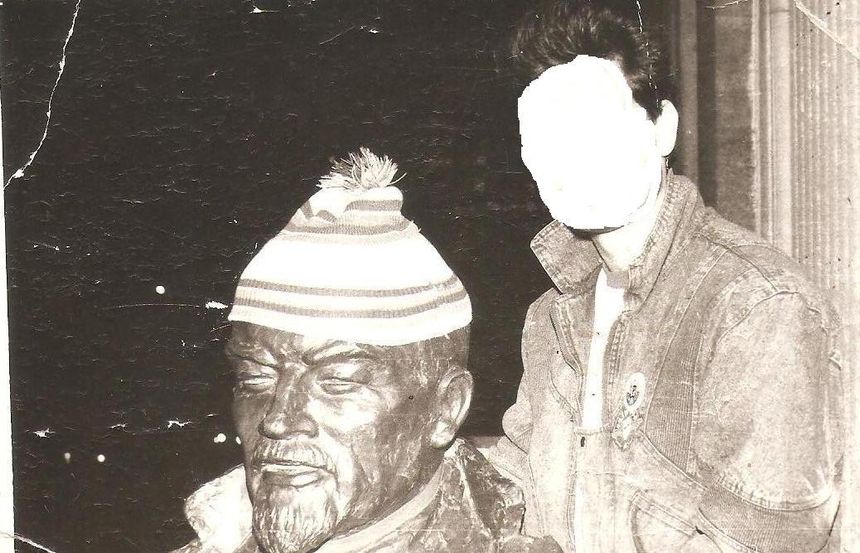Lenin i ja, Gdańsk 28.01.1990