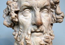 Homer - rzymska kopia hellenistycznej rzeźby z II wieku p.n.e.