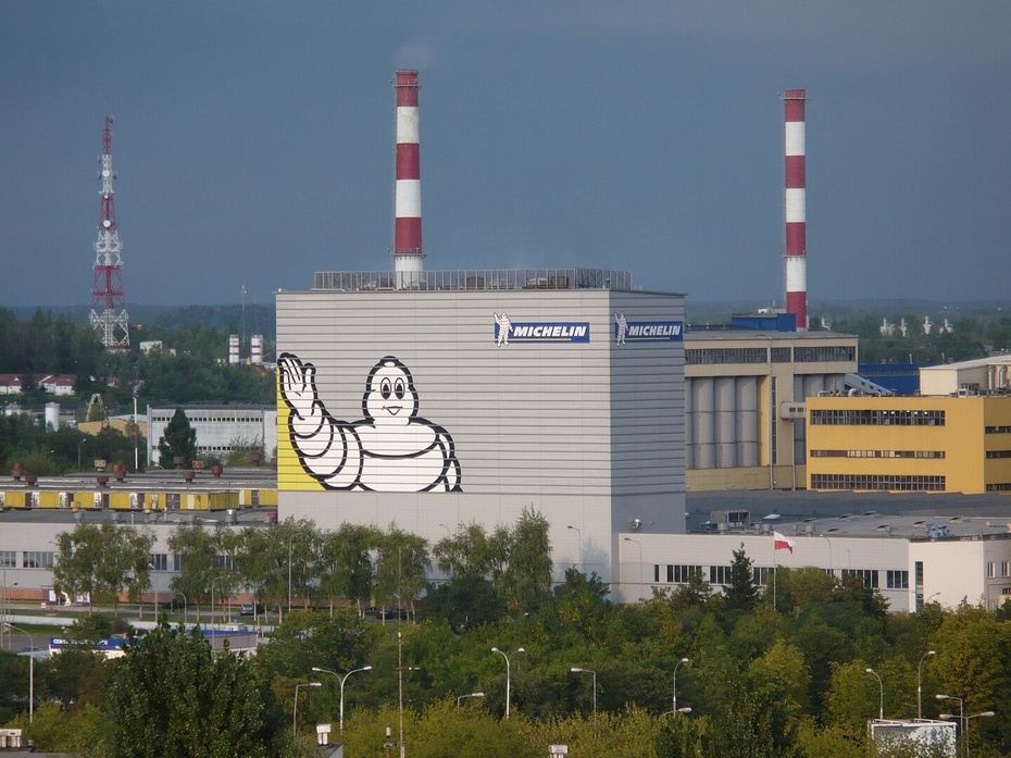 Budynek Michelin w Polsce. Fot. commons.wikimedia.org/Igor Kurpis
