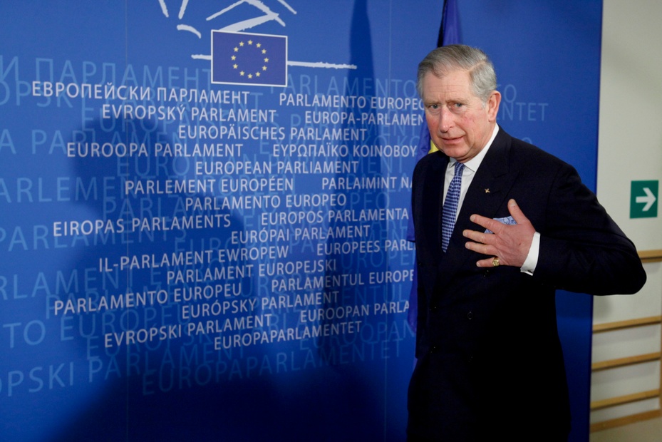 Książę Karol w Parlamencie Europejskim. Źródło: European Parliament