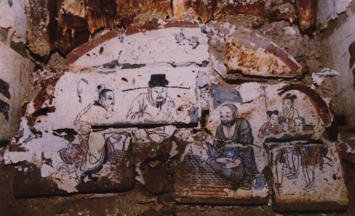 06-malowidło naścienne z czterema cnotami uczonego