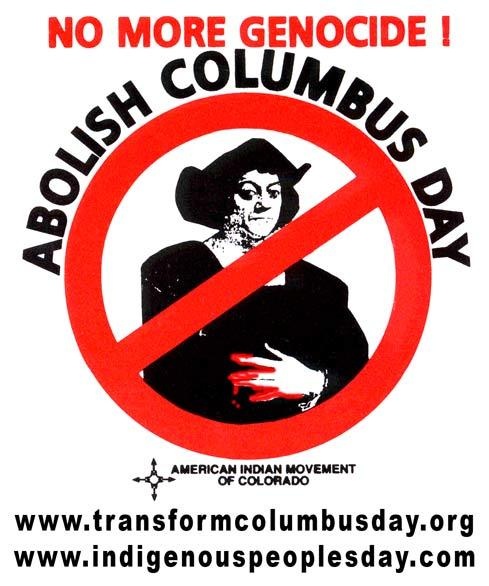 Indianie w różnych krajach obu Ameryk nawołują, by "dzień Kolumba"zamienić na "Dzień Narodów Tubylczych".