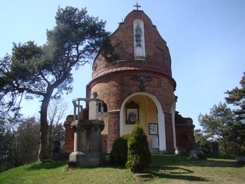 Łęgonice. Górka „Zgody”- Kościół filialny św. Rocha.
