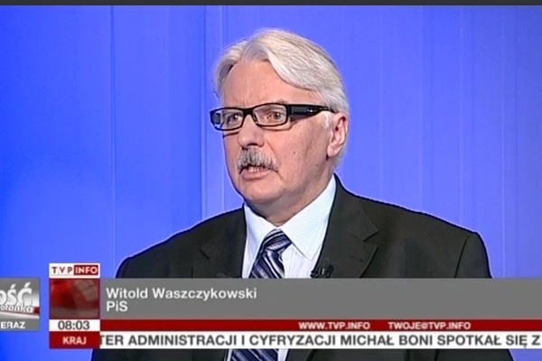 Minister Witold Waszczykowski