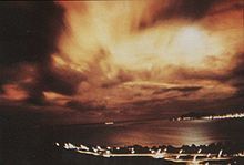 Wybuch jądrowy w ramach testu "Starfish Prime". Zdjęcie Wikipedia.