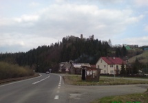 Ruiny zamku w Plavec