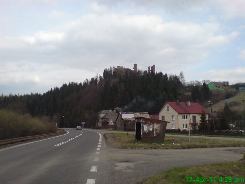 Ruiny zamku w Plavec