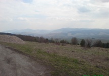 Prawie na przełęczy, z której widać dolinę, w której leży Stara Lubowla