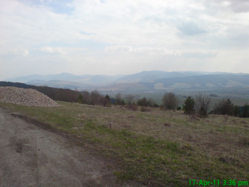 Prawie na przełęczy, z której widać dolinę, w której leży Stara Lubowla