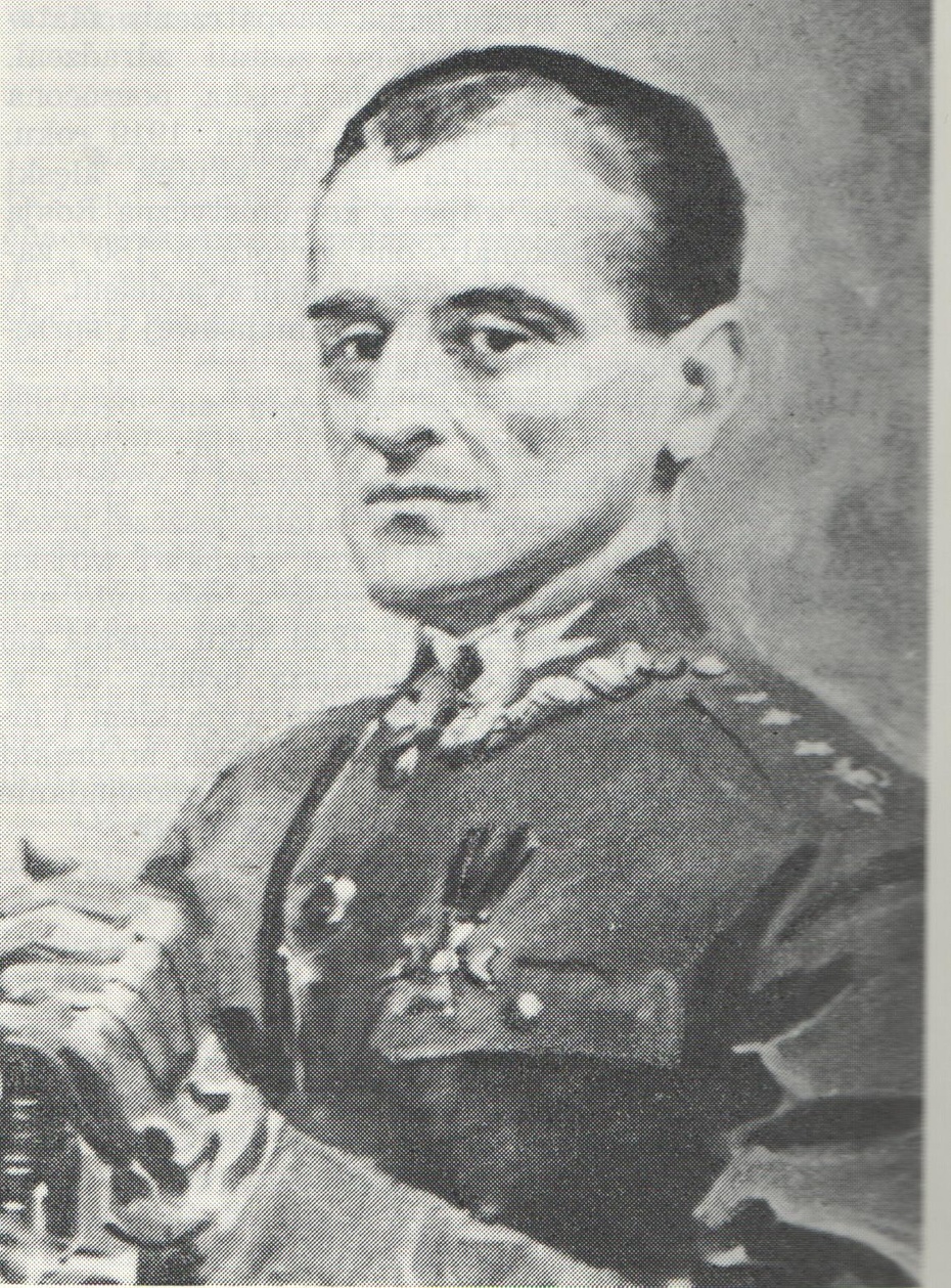 Rtm Kornel Krzeczunowicz jako dowódca 8 Pułku Ułanów. Portret pędzla Wojciecha Kossaka.