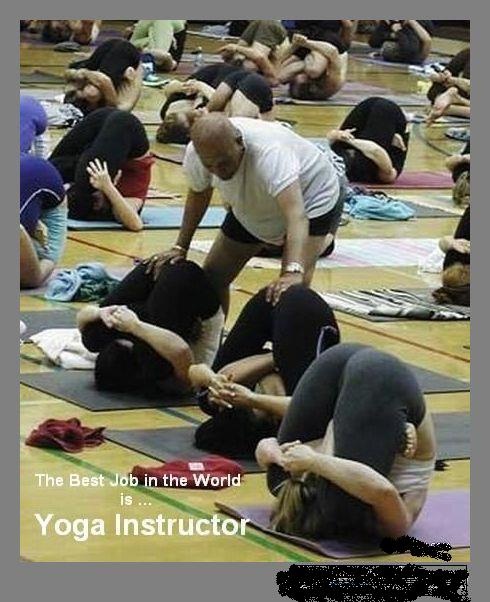 najlepszy zawód na świecie to instruktor jogi