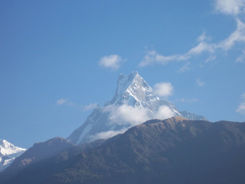 Himalaje, szczyt Machapuhare. Zbz & JV