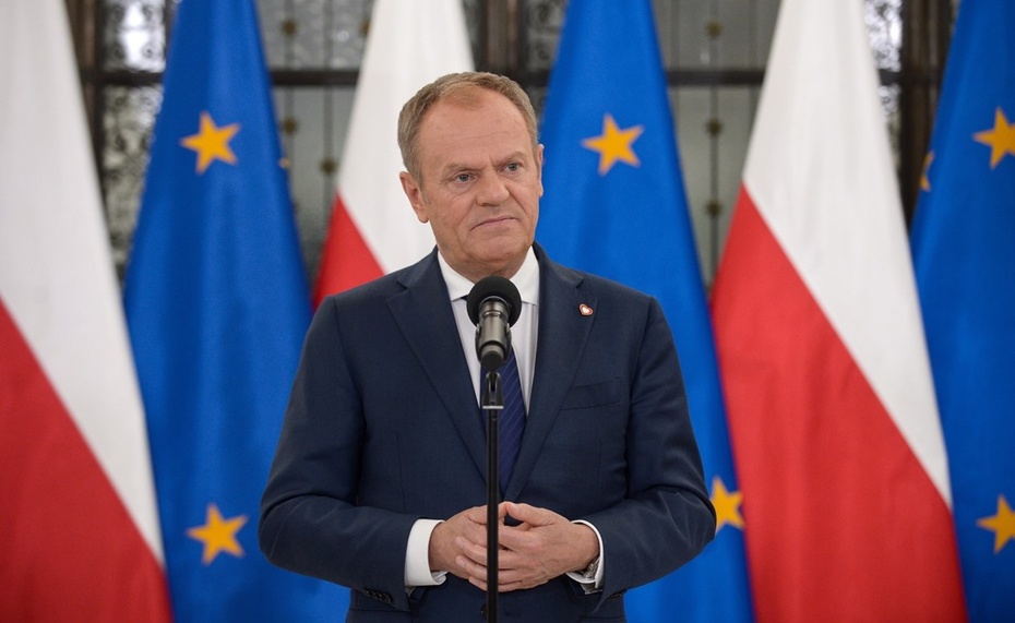 Premier Donald Tusk. Fot. PAP/Marcin Obara