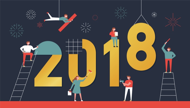 Szczęśliwego Nowego Roku 2018! Fot. Shutterstock