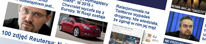 Dziś na stronie startowej gazeta.pl