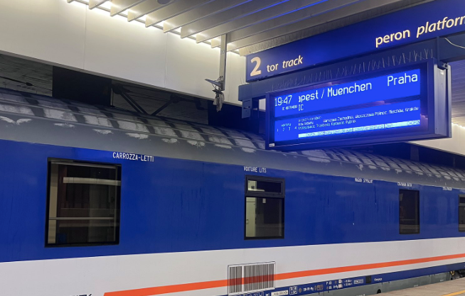 Pociąg PKP Intercity do Monachium. Fot. X/@DominikLebda