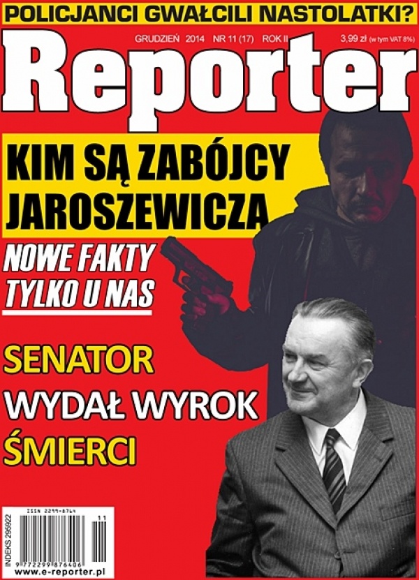 Okładka magazynu Reporter
