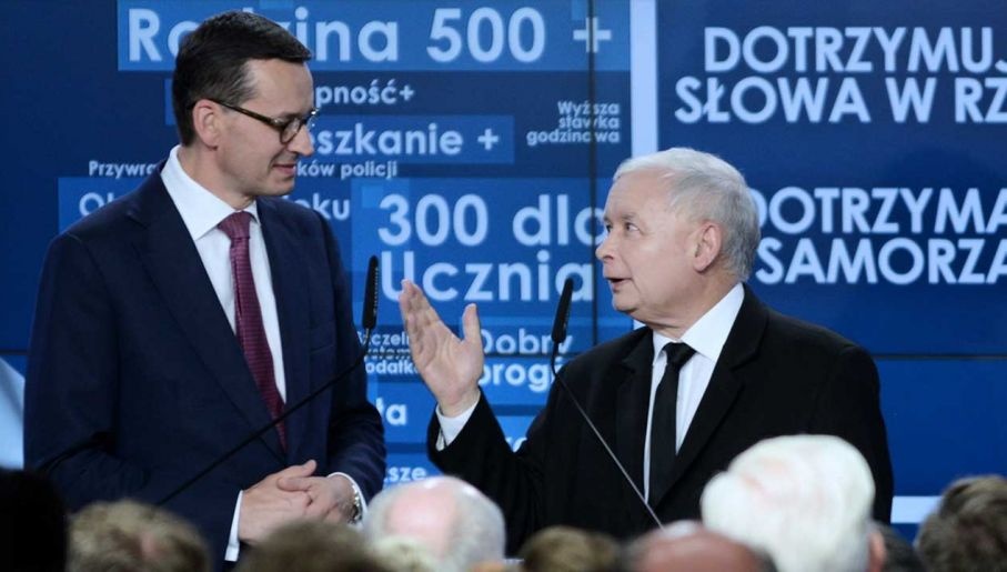 Premier Mateusz Morawiecki i prezes PiS Jarosław Kaczyński. Fot. arch. PAP/Jakub Kamiński