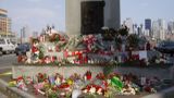 Pomnik Katyński w Chicago, 10.04.2010. Jego autorem jest Wojciech Seweryn,zginął 10.04.2010.Ojciec był jeńcem Kozielska.