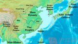 Lokalizacja terenów dynastii Zhou