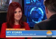 Anna Chapman podczas wywiadu dla NBC, wrzesien 2013