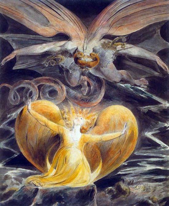 Blake "The Great Red Dragon and the Woman Clothed with the Sun"