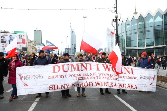 Ekspert: Spada popularność Marszu Niepodległości wśród młodego polokenia, for. PAP/Rafał Guz