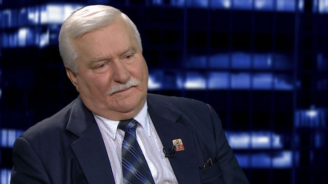 Lech Wałęsa, były prezydent i przewodniczący "Solidarności".