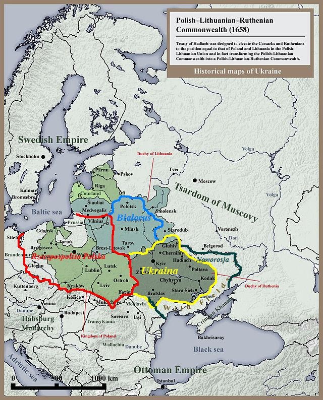 Wytyczono wówczas granice Księstwa Ruskiego, czyli Ukrainy.