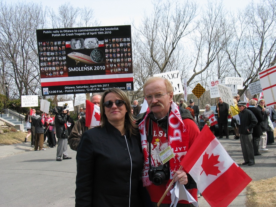 Hope Forever, manifestacja pod ambasada Rosjii w Ottawie. 10 04 2011.