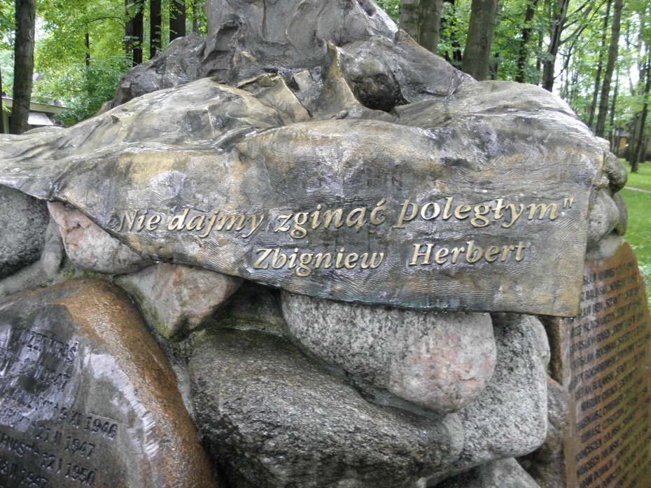 Pomnik  majora Józefa Kurasia " Ognia". Zakopane.