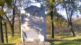 Pomnik Dymitra Wiśniowieckiego załoyciela pierwszej siczy na Małej Chrtycy