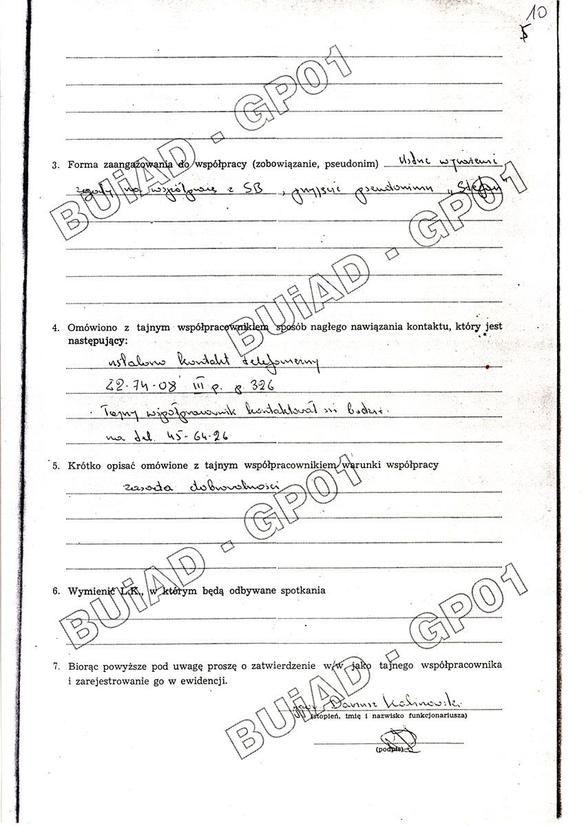 Listopad 1976: funkcjonariusz SB pozyskuje „STEFANA” do tajnej współpracy (cz. 2.)