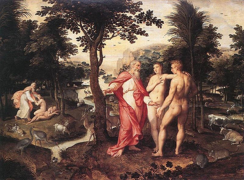 Jacob de Backer, Garden of Eden, źródło: Wikimedia Commons