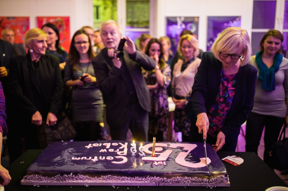 Urodzinowy tort na 25-lecie Centrum Praw Kobiet w 2020 roku. Fot. Facebook/CPK