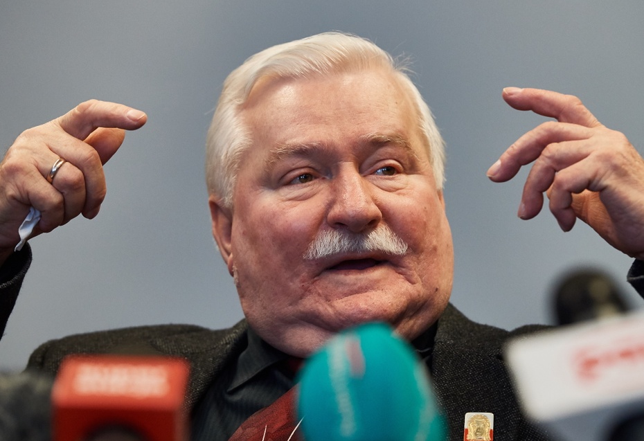 Lech Wałęsa w Europejskim Centrum Solidarności. Fot. PAP/Adam Warżawa