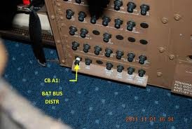 Wybity bezpiecznik na tablicy P6-1 w Boeingu kpt. Wrony