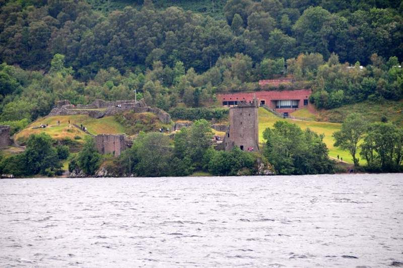 Zamek Urquhart.Jedyny punkt z którego widać całe Loch Ness