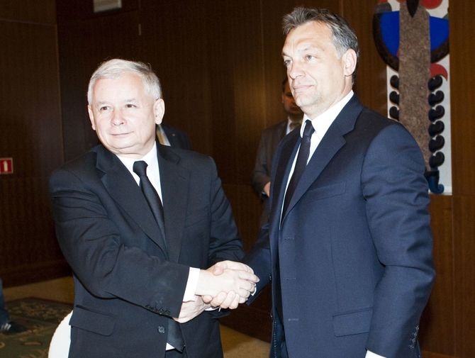 Jarosław Kaczyński i Viktor Orban, fot. newspix.pl