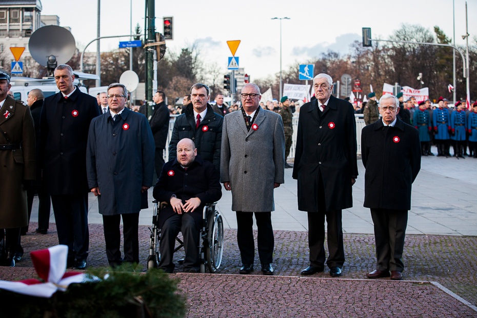 z Prezydentem RP, panem Bronisławem Komorowskim, Warszawa, 11 listopada 2013.