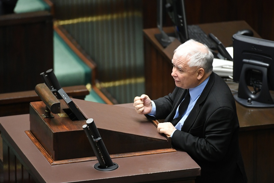Jarosław Kaczyński. Fot. PAP
