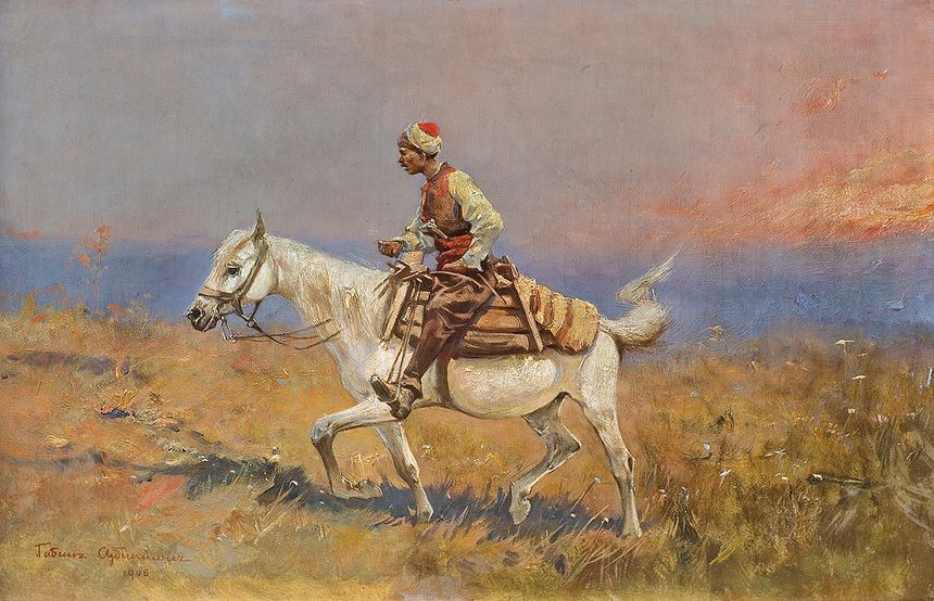 Tadeusz Ajdukiewicz: Jeździec w stepie
