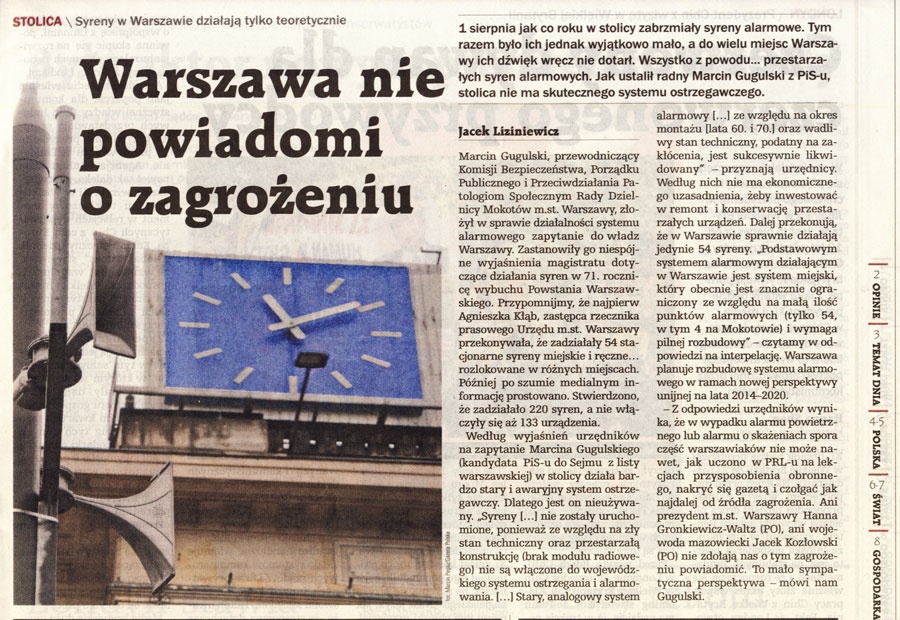 "Gazeta Polska Codziennie", 21 X 2015