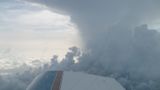 kowadło CB (cumulonimbusa) nad trójkątem bermudzkim, między Kocią Wyspą a Eleutherą.