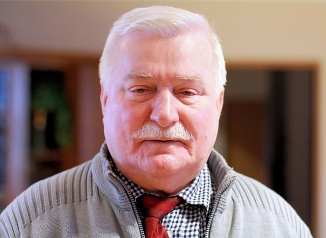 Lech Wałęsa. fot. By Jarle Vines - Own work, CC BY 3.0, https://commons.wikimedia.org/w/index.php?curid=30338419