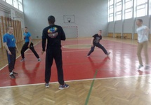 Brazylijczycy prowadzą trening capoeira 2